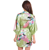 Pink Flower Bridesmaid Kimono