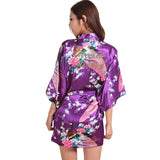 Pink Flower Bridesmaid Kimono