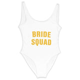 BRIDE SQUAD Golden Letter Swimsuit