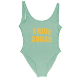 BRIDE SQUAD Golden Letter Swimsuit