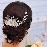 Flowers Leaf Wedding Hair Accessories