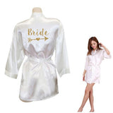 Silk Bride Heart Golden Glitter Print