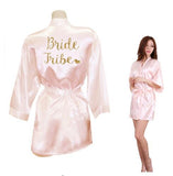 Silk Bride Heart Golden Glitter Print