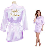 Silk Bride Heart Golden Glitter Print