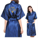 Bride Heart Golden Glitter Print Kimono
