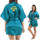 Black Team Bride Kimono