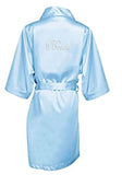 Satin Faux Silk Wedding Bride Robe
