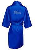 Satin Faux Silk Wedding Bride Robe