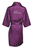 Satin Faux Silk Wedding Bride Robe