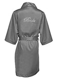 Satin Faux Silk Wedding Bride Robe