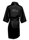 Satin Faux Silk Wedding Bride Robe