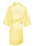 Satin Faux Silk Wedding Bride Robe