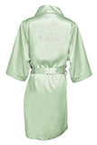 Satin Faux Silk Wedding Bride Robe