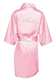 Satin Faux Silk Wedding Bride Robe