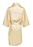 Satin Faux Silk Wedding Bride Robe