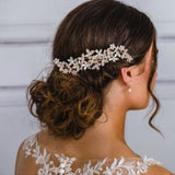 Rose Gold Color Wedding Hair Combs