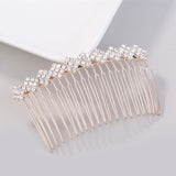 Rose Gold Color Wedding Hair Combs