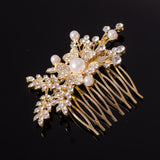 Rose Gold Color Wedding Hair Combs