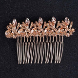 Rose Gold Color Wedding Hair Combs