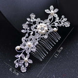Rose Gold Color Wedding Hair Combs