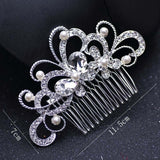 Rose Gold Color Wedding Hair Combs