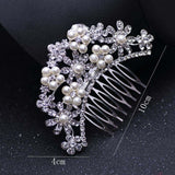 Rose Gold Color Wedding Hair Combs