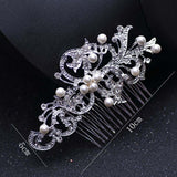 Rose Gold Color Wedding Hair Combs