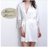 Bridal Robes Gold Glitter
