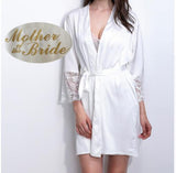 Bridal Robes Gold Glitter