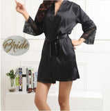 Bridal Robes Gold Glitter