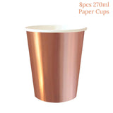 Rose Gold Party Disposable
