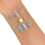 10Pcs Romantic Rainbow Silver Luminous