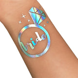 10Pcs Romantic Rainbow Silver Luminous