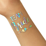 10Pcs Romantic Rainbow Silver Luminous