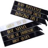 7pcs/lot Bachelorette Sashes