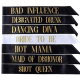 7pcs/lot Bachelorette Sashes