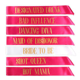 7pcs/lot Bachelorette Sashes