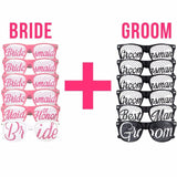 12pcs/lot Wedding Party Sunglasses