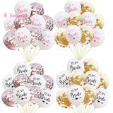 8Season 10pc Bachelorette Party Team Bride To Be Latex Balloon