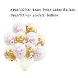 8Season 10pc Bachelorette Party Team Bride To Be Latex Balloon