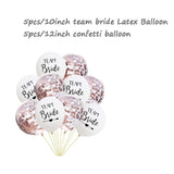 8Season 10pc Bachelorette Party Team Bride To Be Latex Balloon