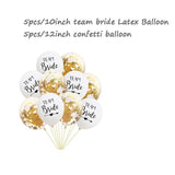 8Season 10pc Bachelorette Party Team Bride To Be Latex Balloon