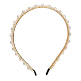 Dvacaman Pearl Hairbands for Wedding Women