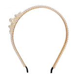 Dvacaman Pearl Hairbands for Wedding Women
