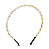 Dvacaman Pearl Hairbands for Wedding Women