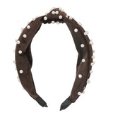 Dvacaman Pearl Hairbands for Wedding Women