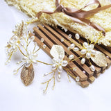Crystal Bridal Crown Tiaras Light Gold
