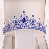 Baroque Luxury Handmade Rhinestone Bridal Crown
