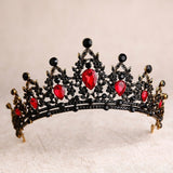 Baroque Luxury Handmade Rhinestone Bridal Crown