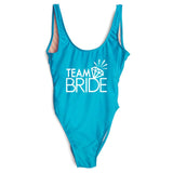 Diamond TEAM BRIDE Letter Swimsuit